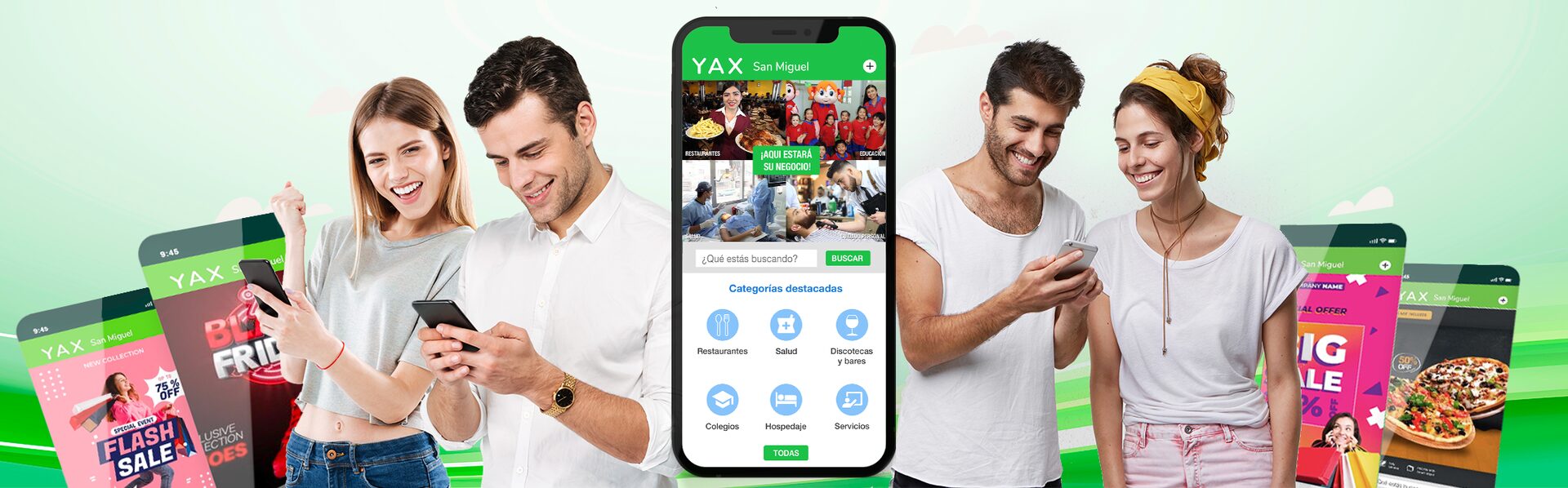YAX para vecinos